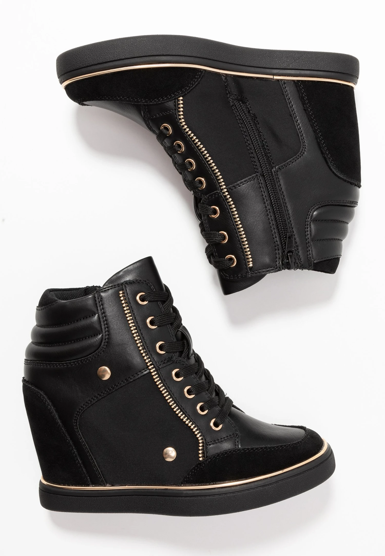 Anna Field Bootie - High-Top Trainers - Black 4 Anna Field Bootie - High-Top Trainers - Black - Image 4