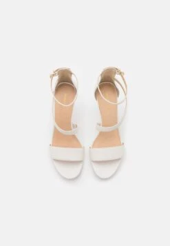 Anna Field Leather- High Heeled Sandals - White -Anna Field Shop 04a3641f834042cfaf613f2f5d1b2255