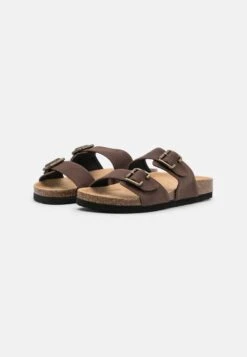 Anna Field Slippers - Dark Brown -Anna Field Shop 0a2a5e54bdef42a194d76b83c157b2c0