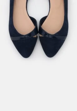 Anna Field Leather- Ballet Pumps - Dark Blue -Anna Field Shop 12734b4526ad40daaedd6b2c2c210b33