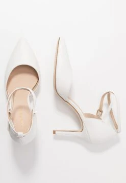 Anna Field Leather Pumps - High Heels - White -Anna Field Shop 16f7db5282444befae8b508d3ba83bef