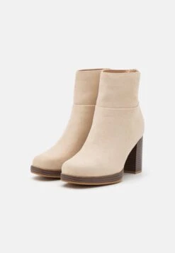 Wide Fit - Platform Ankle Boots - Beige -Anna Field Shop 175eb1c47cbd4bdb89f58c0f53079ae8