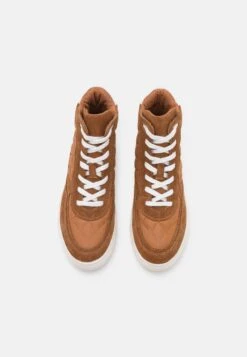 Anna Field Leather - High-Top Trainers - Cognac -Anna Field Shop 19c52e2a10294b088b37b83400d9665d