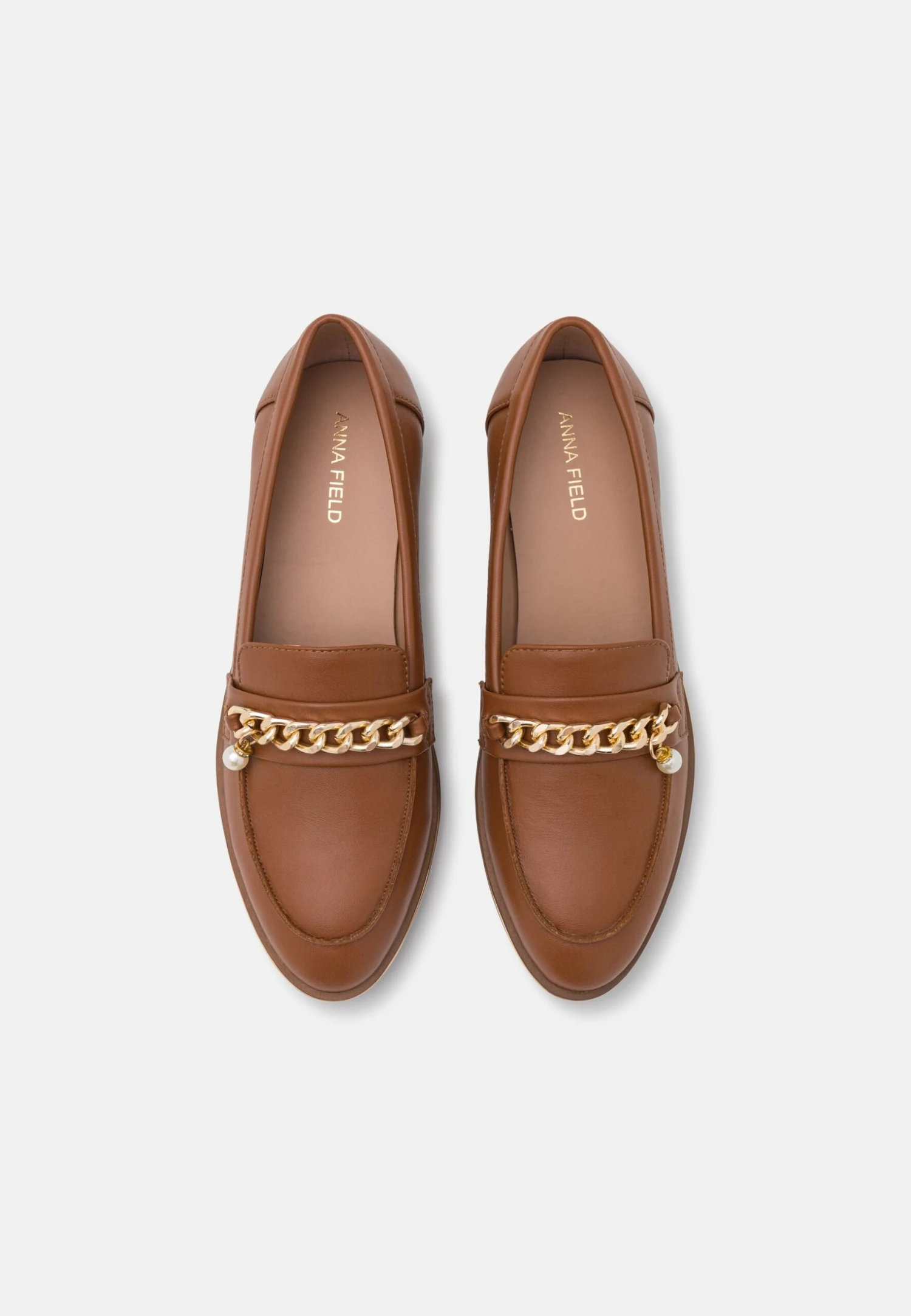 Anna Field Slip-Ons - Cognac 6 Anna Field Slip-Ons - Cognac - Image 6