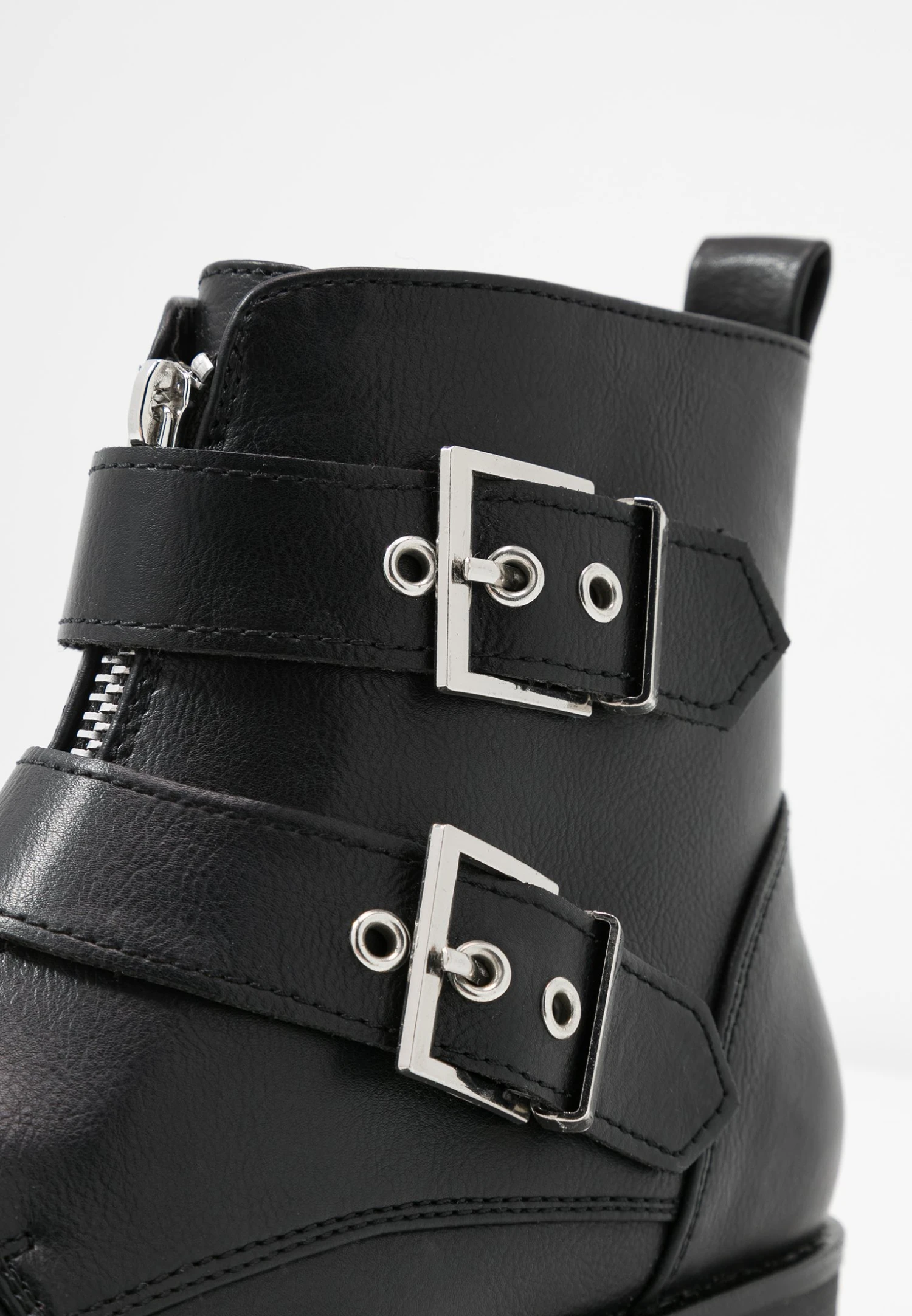 Anna Field Cowboy/Biker Ankle Boot - Black 3 Anna Field Cowboy/Biker Ankle Boot - Black - Image 3