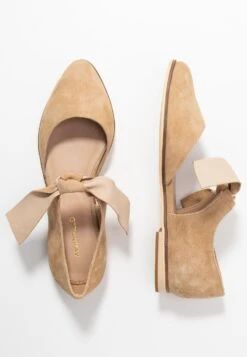 Anna Field Leather - Ankle Strap Ballet Pumps - Beige -Anna Field Shop 2887853da8b44a338eb95c657ab7d270