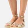 Anna Field Platform Sandals - Gold