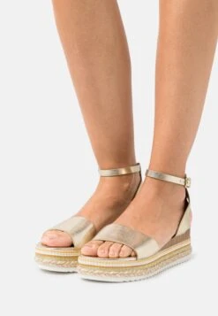 Anna Field Platform Sandals - Gold