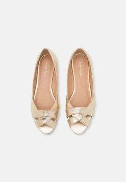 Anna Field Peeptoe Ballet Pumps - Gold 11 Anna Field Peeptoe Ballet Pumps - Gold -Anna Field Shop 3a1b6276b6304eafbc6446001a4e73ff