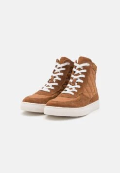 Anna Field Leather - High-Top Trainers - Cognac -Anna Field Shop 5775cdbb5b5d4e3f870f6d153c2d0a42