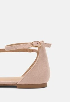 Ankle Strap Ballet Pumps - Light Pink -Anna Field Shop 5de7b084a590422ab00309dd46496304