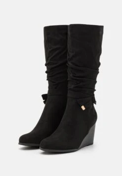 Anna Field Wedge Boots - Black -Anna Field Shop 5fd68cc9aec944b5a7d63596658d8322