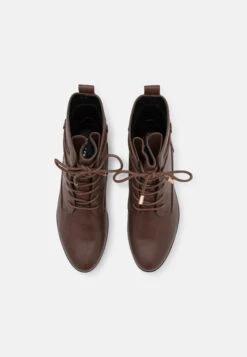 Anna Field Lace-Up Ankle Boots - Dark Brown -Anna Field Shop 6ae542fe21a746e286525956caec5724