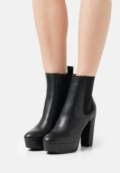 Anna Field Platform Ankle Boots - Black