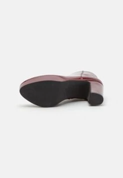 Anna Field High Heeled Ankle Boots - Dark Red -Anna Field Shop 784bf6fbbf91428390298c7d46943a10