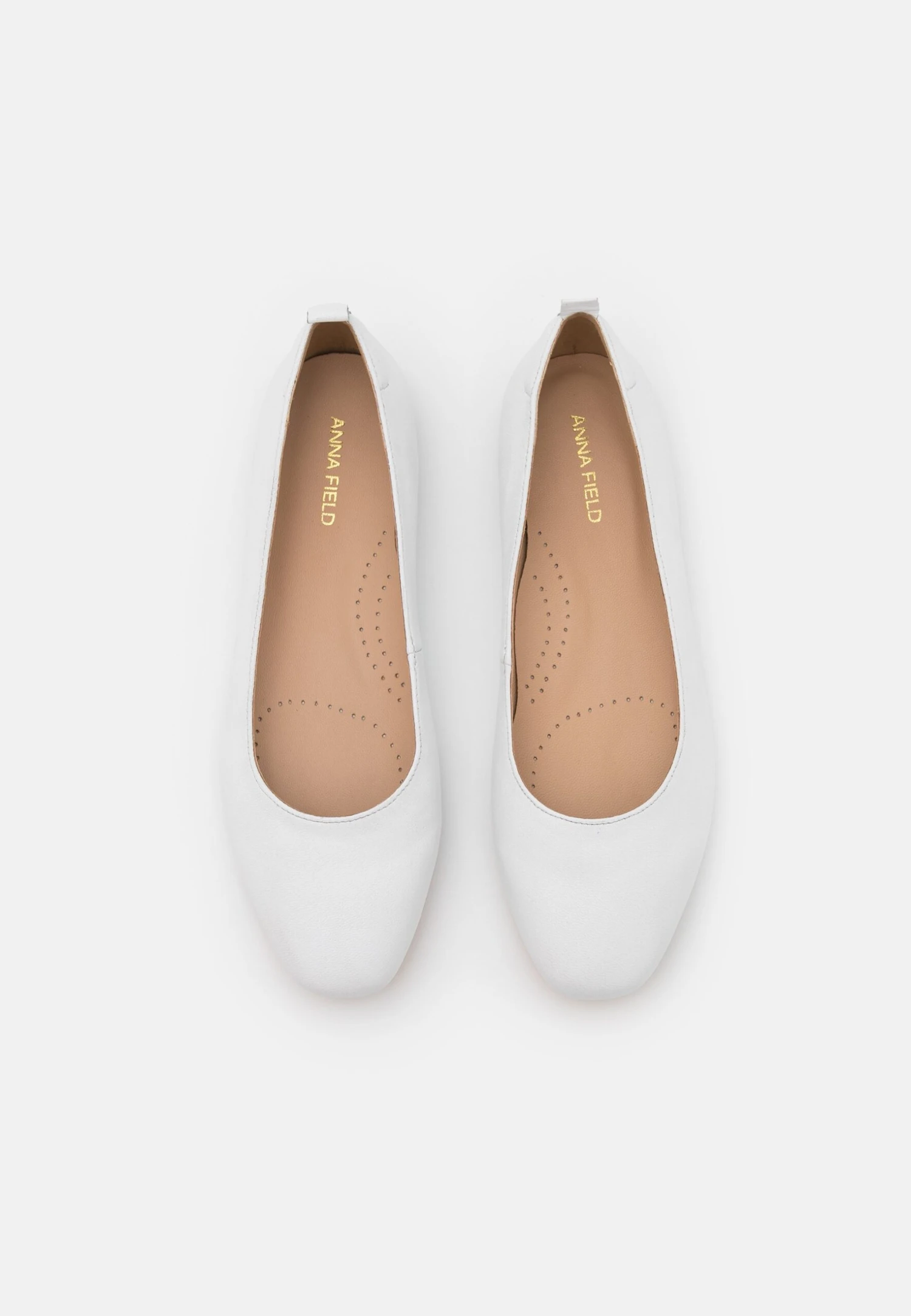 Anna Field Leather Comfort - Ballet Pumps - White 6 Anna Field Leather Comfort - Ballet Pumps - White - Image 6