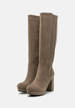High Heeled Boots - Taupe -Anna Field Shop 7c869136cae04134a3c1540cbf3222c1