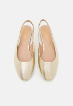 Anna Field Leather - Slingback Ballet Pumps - Gold -Anna Field Shop 8264fb59b1a34625b6fdbc902240be21