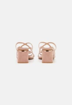 Anna Field Leather- Heeled Mules - Light Pink -Anna Field Shop 8685e21dc5f14b49ad0d99efe799f2cf