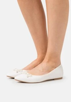 Anna Field Ballet Pumps - White