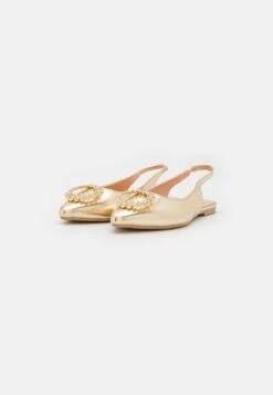 Anna Field Slingback Ballet Pumps - Gold -Anna Field Shop 91c2957648b44a23b9334f405ac5c9bc