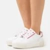 Anna Field Leather - Trainers - White/Pink