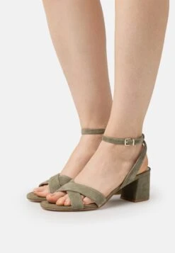 Anna Field Leather - Sandals - Khaki