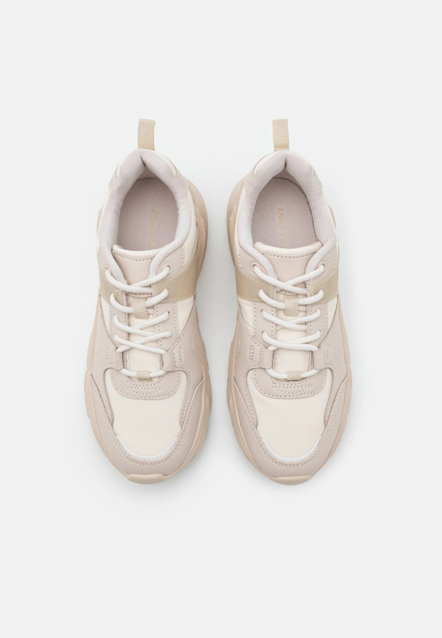Anna Field Leather - Trainers - Beige 6 Anna Field Leather - Trainers - Beige - Image 6