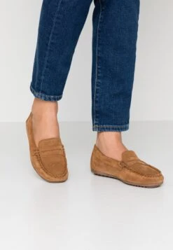Anna Field Leather- Moccasins - Cognac