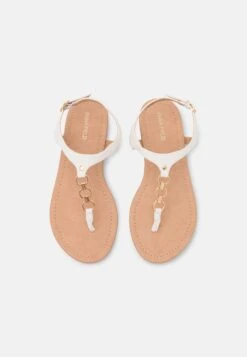 T-Bar Sandals - White -Anna Field Shop a2626469a5c947b2b3376bfdccfbfed9