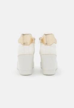 Anna Field High-Top Trainers - White/Gold -Anna Field Shop ac50c4fb30b545f99fb1a79d85a8e1a3