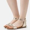 Anna Field Leather- Sandals - Gold