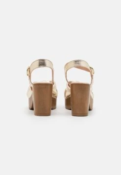 Anna Field Leather - Clogs - Gold -Anna Field Shop acb0d75ccb42484a99b85e3824af5555