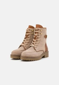 Anna Field Leather- Lace-Up Ankle Boots - Taupe -Anna Field Shop afd4e184ccc0497c94ee1ec347b70e0a