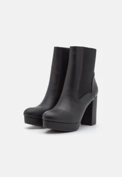 Platform Ankle Boots - Black -Anna Field Shop b069e279fd8044fdb20812de75fec953