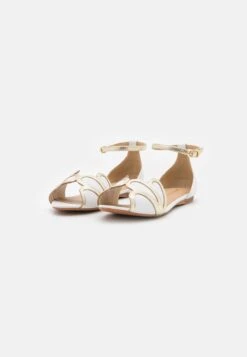 Anna Field Leather - Peeptoe Ballet Pumps - White -Anna Field Shop b929568ed3b04bf7aedb711b4e5d138d