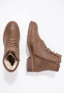 Anna Field Winter Boot - Lace-Up Ankle Boots - Coffee -Anna Field Shop be01f28626204beb8ebc507c55715f3f