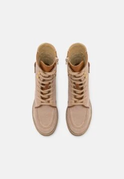 Anna Field Leather- Lace-Up Ankle Boots - Taupe -Anna Field Shop c15d62c6cae040fd8d2efcafccb69da4