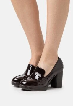 Anna Field Platform Heels - Brown