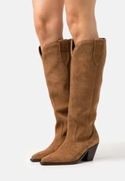 Anna Field Leather - Cowboy/Biker Boots - Cognac