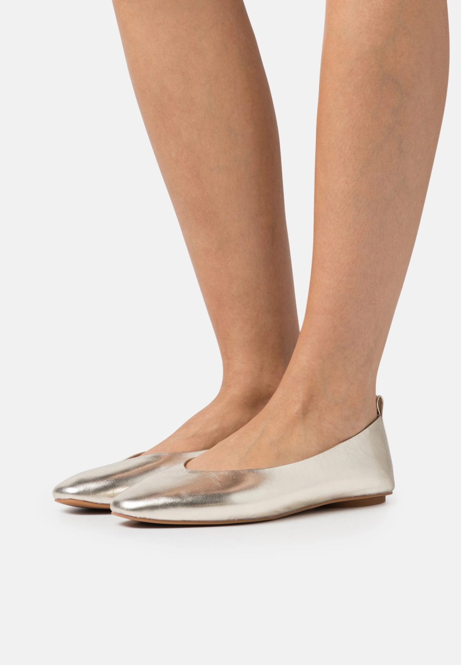 Anna Field Leather - Ballet Pumps - Gold 1 Anna Field Leather - Ballet Pumps - Gold