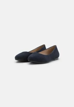 Anna Field Leather - Ballet Pumps - Dark Blue -Anna Field Shop d6be15a8fccc4575b0bf91cc85c19acb