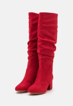 Anna Field Boots - Red -Anna Field Shop d6f84134dfd849caaab9f5d257cd0e71
