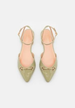 Anna Field Ankle Strap Ballet Pumps - Khaki -Anna Field Shop dbf007b7a3b9417f8c14ef40f2a9e23a