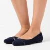 Anna Field Leather- Ballet Pumps - Dark Blue
