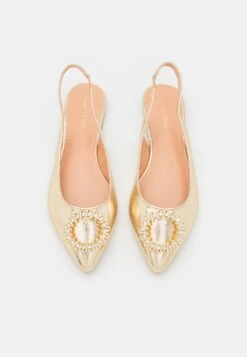 Anna Field Slingback Ballet Pumps - Gold -Anna Field Shop e3abb090b6e1481cbdf15680cb6b0991