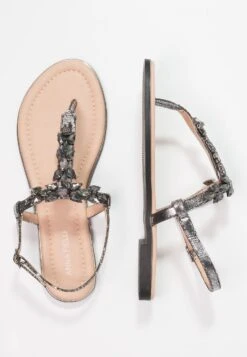 Anna Field T-Bar Sandals - Dark Gray -Anna Field Shop eb22fa3f046f435f99f5347dc03550aa
