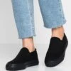 Anna Field Slip-Ons - Black