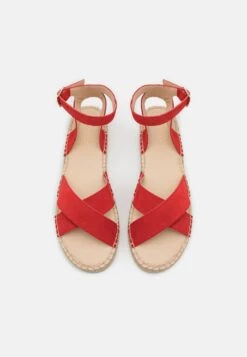 Anna Field Leather - Platform Sandals - Red -Anna Field Shop fe9b370e2f3e49449743b299922a85ac